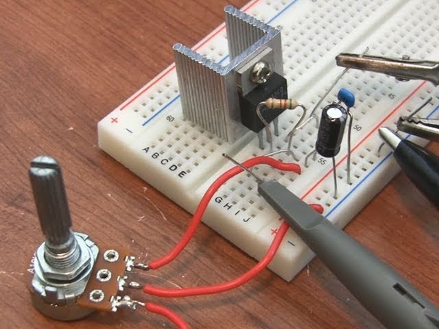 Video Tutorial: LM317 Adjustable Voltage Regulator
