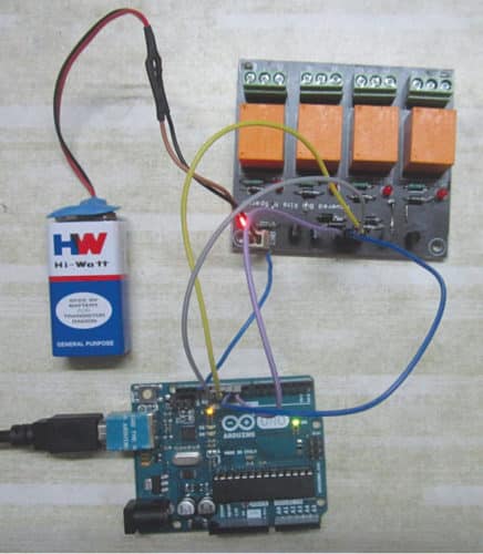 Prototype of relay board 