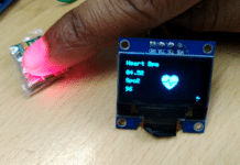 Smart Health Monitoring Device that Monitor Blood, Oxygen, And Heart Rate With Automatic Data Saving System Pulse Sensor prototype with Heart Rate Monitor and oxygen meter