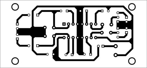 PCB layout of 5W stereo audio amplifier
