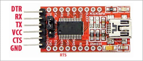 FT232 USB-to-UART module