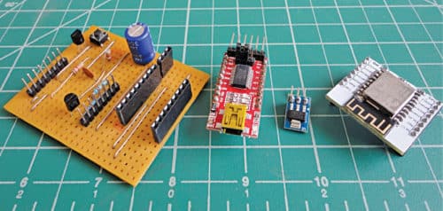 Modules and general-purpose PCB used by author