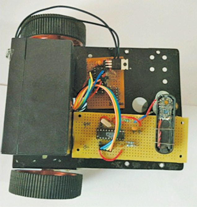 Author’s prototype of the robot controller