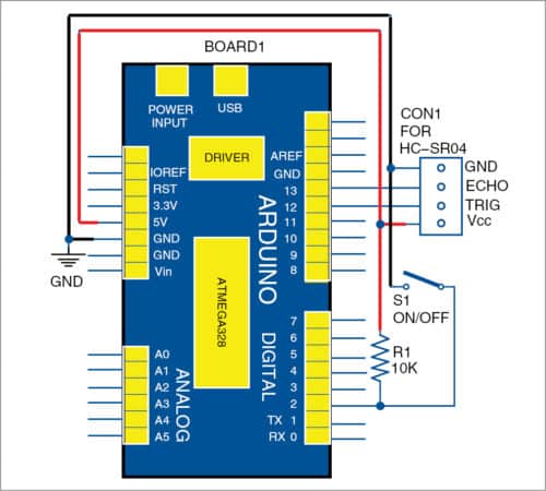 Arduino-based distance meter