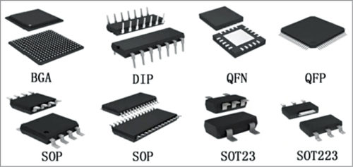 Different types of microcontrollers packages