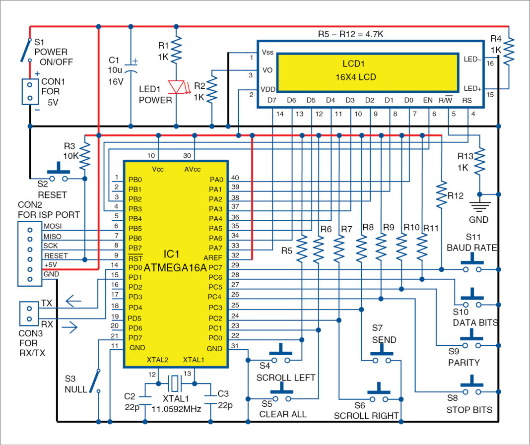 Build A Serial Data Debugger - Electronics For You