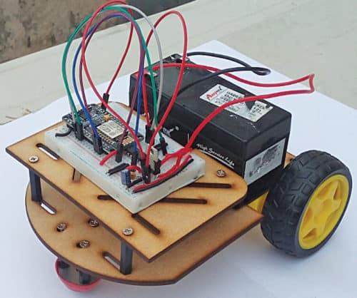 IoT robot prototype built at EFY Lab
