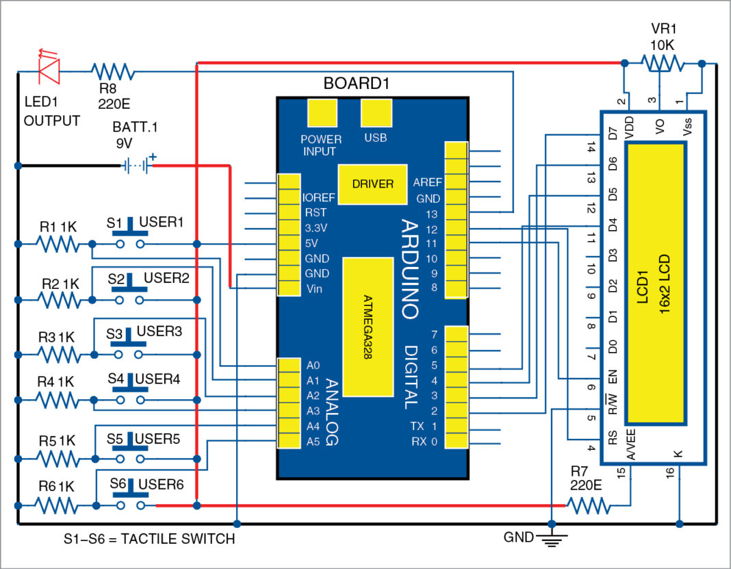 Develop A Fastest Finger First System for Six Players