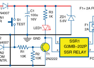 Solid-state relay driver circuit