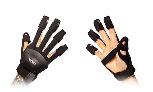 Virtual Reality Training Gloves That Provide Rapid Haptic Feedback