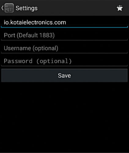 Fig. 2: Settings in Android phone1