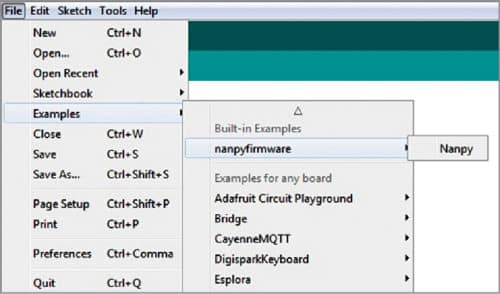 Fig 3: Arduino IDE window opens from Raspberry Pi OS