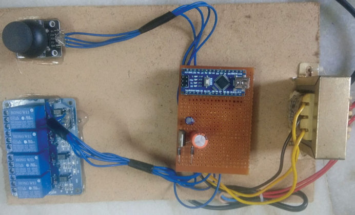 Joystick-Controlled Industrial Automation using Arduino