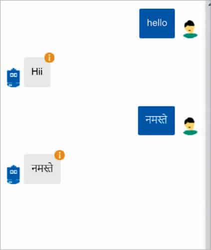 Multi-language bot