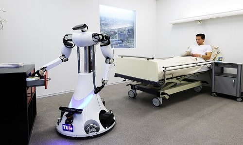 Robots On Duty To Prevent Spread of COVID-19 Infection