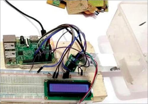 Load cell connected to Raspberry Pi before testing