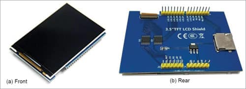 TFT LCD shield used in the digital photo frame
