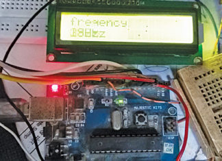 Author’s prototype for Arduino based frequency generator