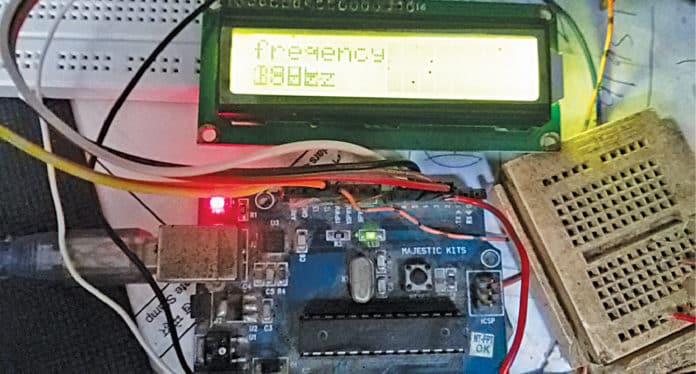 Author’s prototype for Arduino based frequency generator
