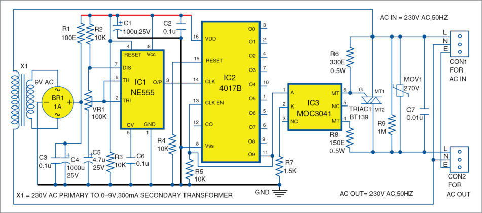 Power On Delay Timer Circuit Diagram