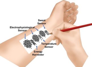 Pencil-Drawn On-Skin Biomedical Electronics Device To Monitor Health