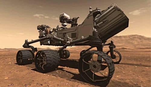 NASA’s Curiosity rover on Mars