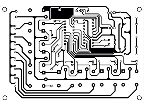 PCB layout for the device controller