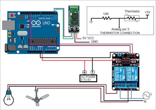 Circuit diagram for Smart Touch Panel For Home Automation