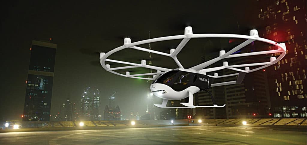 Volocopter hybrid drone
