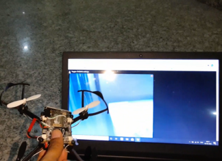 Low Cost Drone with ESP32 CAM low cost drone