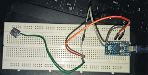 Author’s prototype wired on a breadboard