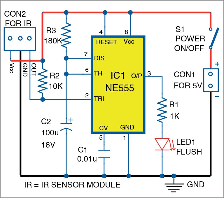 Automatic Hand Wash Timer Full Electronics Project