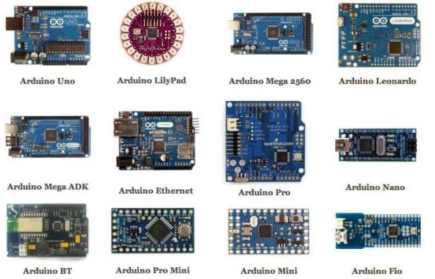 Different Types of Arduino