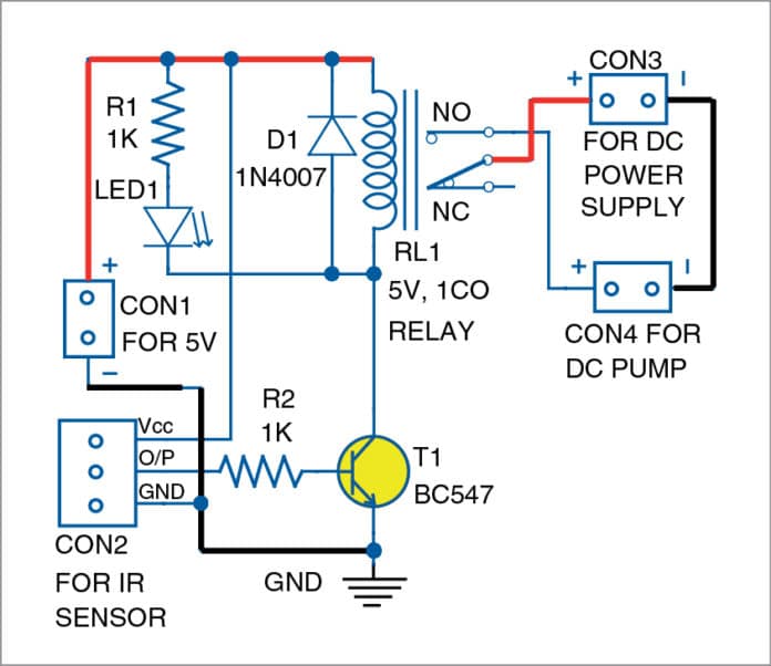 IR Based Automatic Hand Sanitiser Dispenser Full Electronics Project