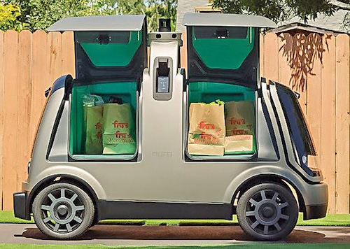 Self-Driving Electric Vehicle For Delivery