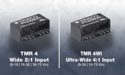 Compact 4 Watt DC-DC Converters For Industrial Applications