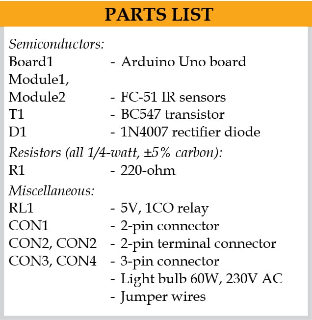 Automatic Lighting System using Arduino