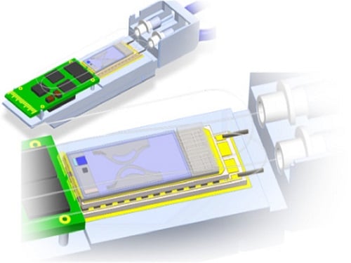 Single Flip-Chip DML Laser For High-Speed Optical Communication