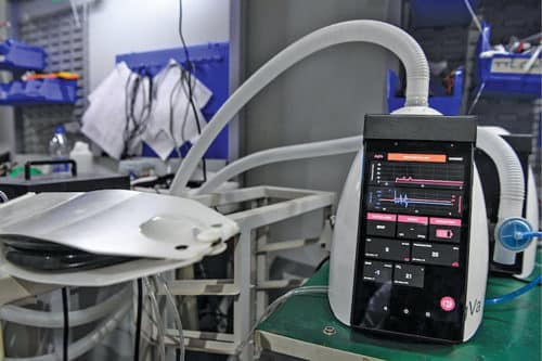 A low-cost ventilator