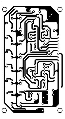 PCB layout for sensor unit