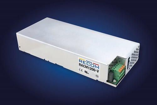 Compact 1200W Power Supply With Cooled Baseplate
