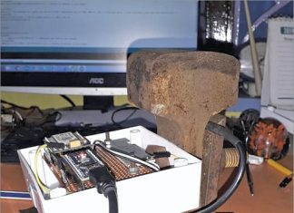 Author’s prototype for Rail Track Temperature Monitoring System