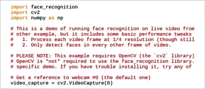 Smart Drone With Real-Time Face Recognition