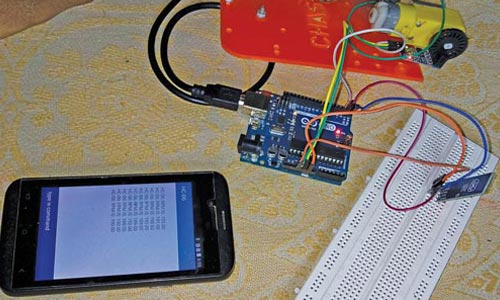 DC Motor RPM Display On Smartphone Using Arduino