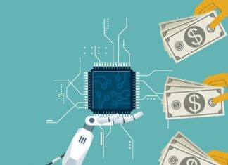 robot hand with semiconductor