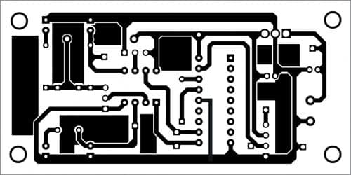 PCB layout for transmitter