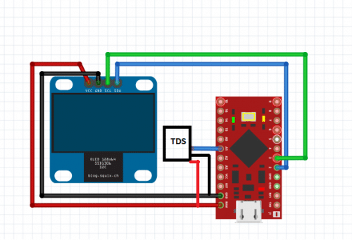 Arduino-based DIY TDS Meter | Code and Circuit