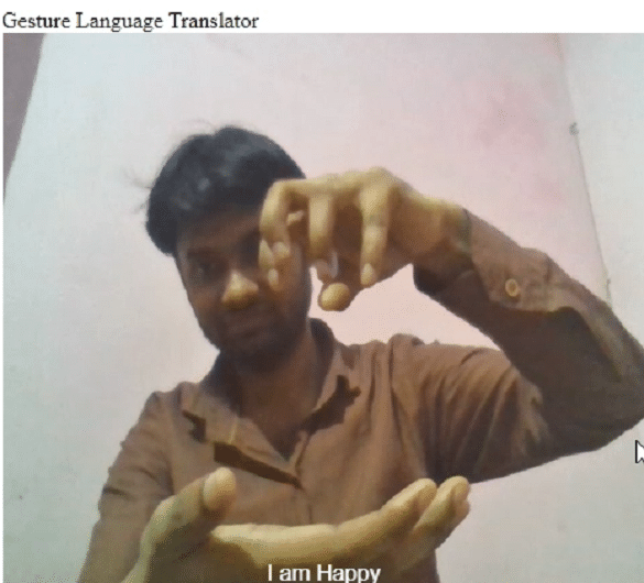 Gesture Language Translator