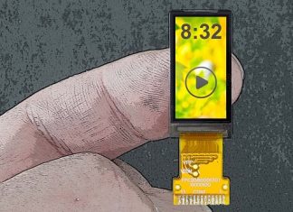 High-Resolution Colour Display In Tiny Form Factor