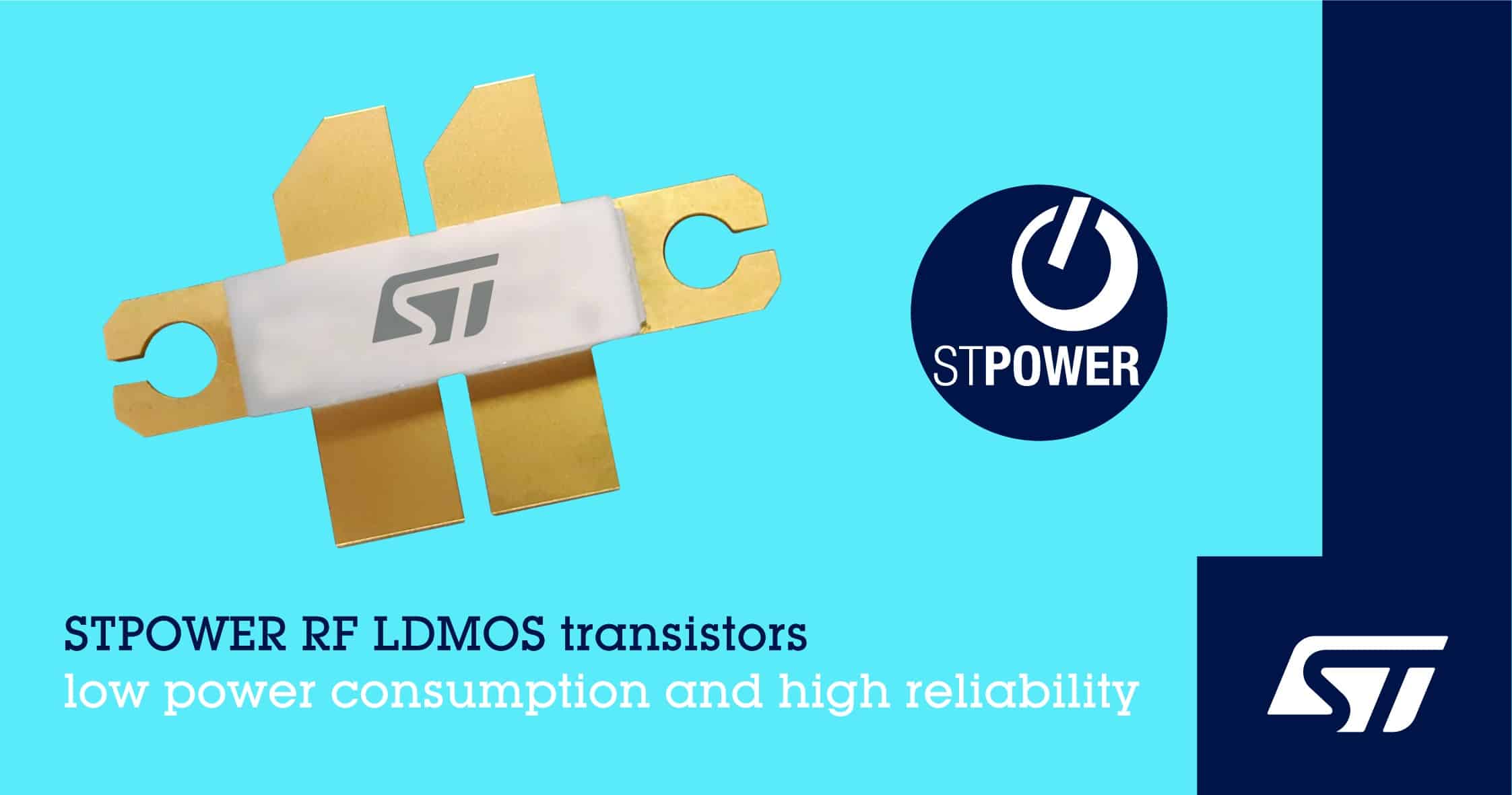 STMicroelectronics Introduces RF LDMOS Power Transistors